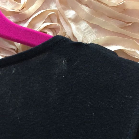 2/$40 🖤🤍 R&W Black Top Blouse With Bow - Picture 8 of 9